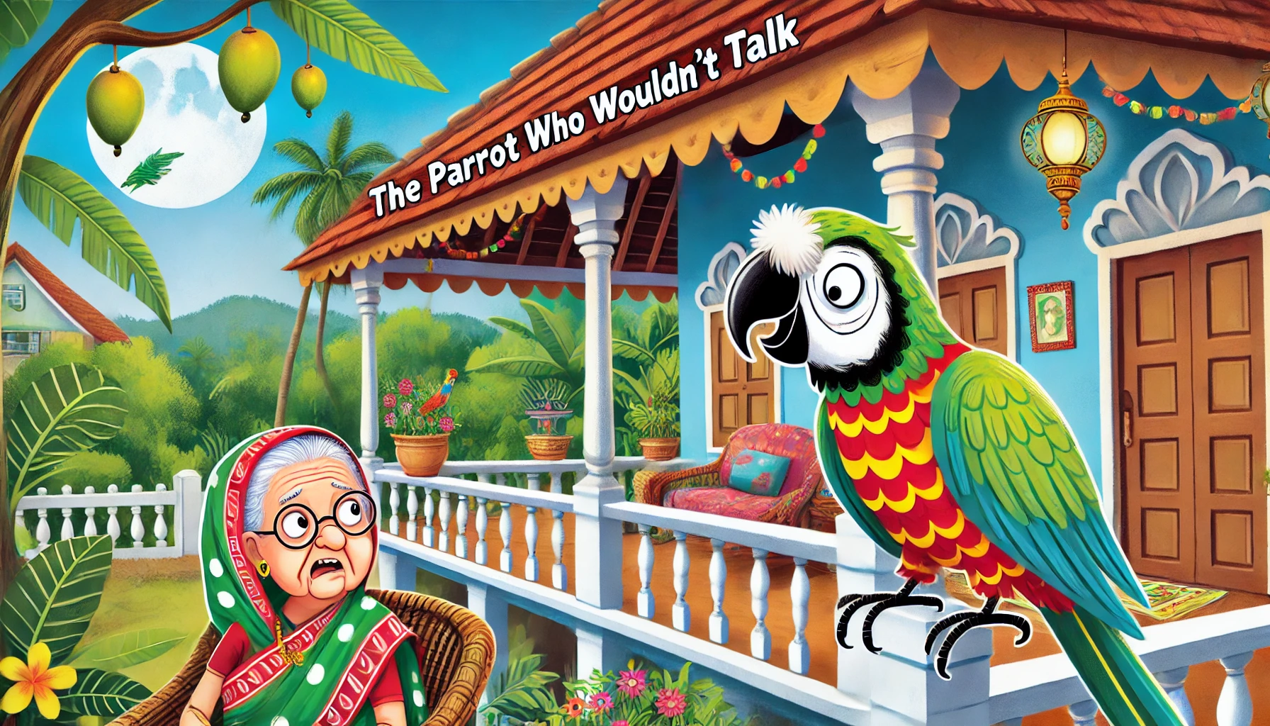 The parrot who wouldn t talk class 4 summary