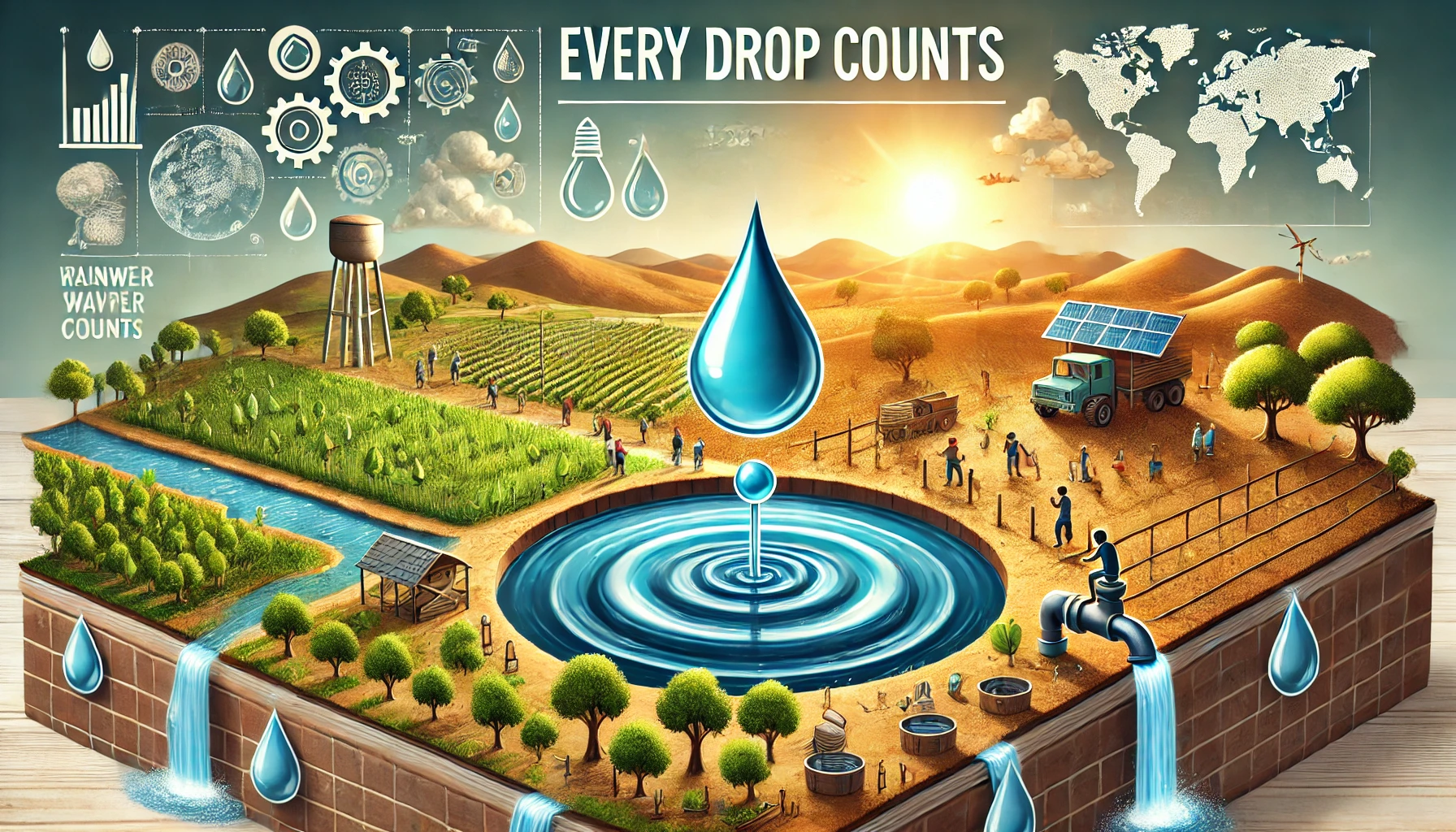 Every Drop Counts Class 5 Notes Looking Around Environmental Science ...