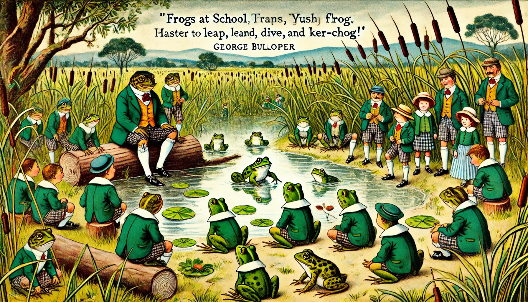 Frogs at School Class 4 Summary & Extra Questions