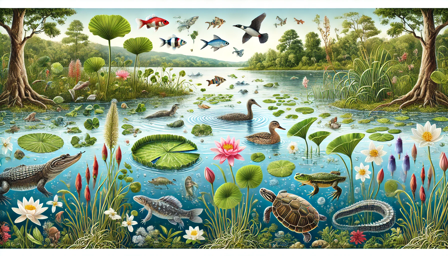 Plants and Animals in Water Class 5 Summary