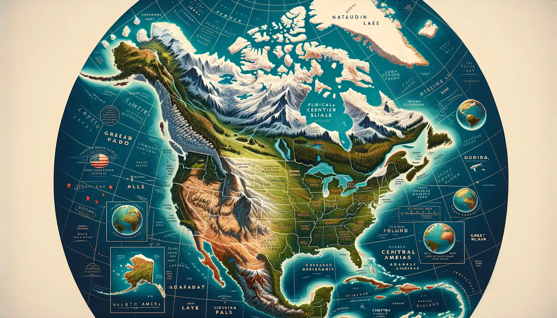 North America Location And Physical Features North America Location And Physical Features
