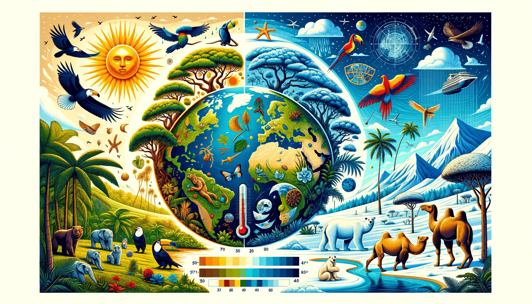 Weather, Climate and Animal Adaptation Class 7 - Summary