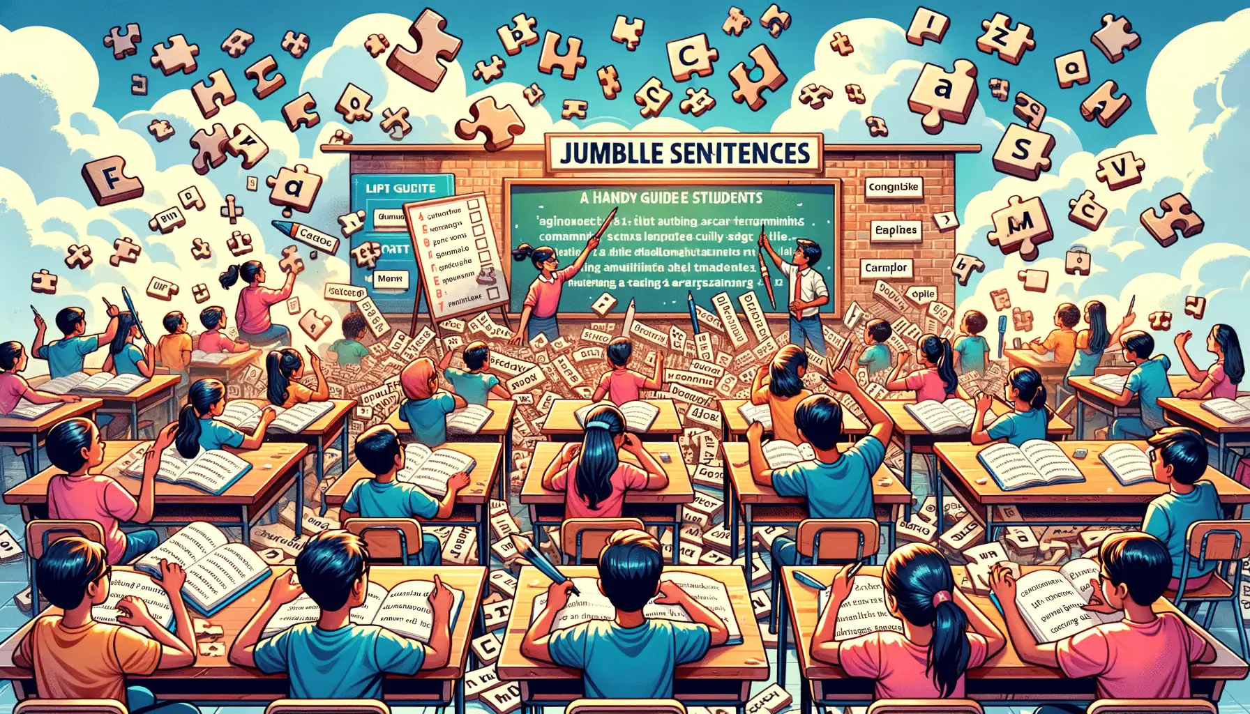 Jumble Sentences Class 8 - Notes & Examples